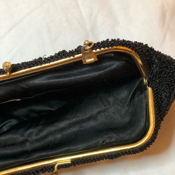SOLD - GOLDCO - Vintage Beaded Evening Purse - Picture 8 of 9